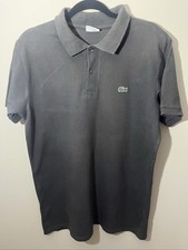 Lacoste Brown Men's Cotton Polo Shirt Size L Classic Fit picture