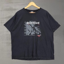 Vintage Sevendust Rock Band T Shirt Black I'll Show You Pain Graphic 2000s XL picture