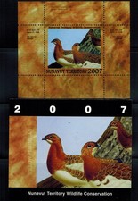 Canada Duck Nunavut Wildlife Conservation Stamp 2007  #NUW9 Pane 1 Stamp MNH picture