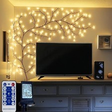 NEW Enchanted 7.5 ft Willow Vine Lights w/Remote picture