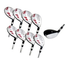 iDRIVE ALL HYBRID IRON 3-PW RESCUE SET 3-4-5-6-7-8-9-PW SENIOR STEEL-JUMBO GRIP picture