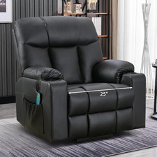 Bonzy Home Extra Wide Lift Chair with Heat and Massage, Faux Leather Power Lift  picture