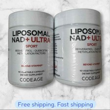 FOR 2 Sport Liposomal NAD+ ULTRA 90 Vegetable Capsules EXP10/2026+ NEW SHIP picture