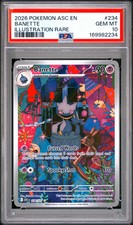 2026 Pokemon Ascended Heroes Banette #234 Illustration Rare PSA 10 GEM MINT picture