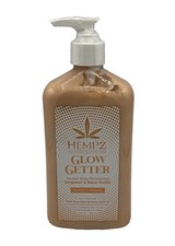 Hempz Glow Getter Bergamot Warm Vanilla Herbal Body Moisturizer Shimmer 17oz New picture