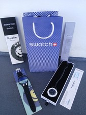 Swatch x Audemars Piguet Royal Pop Ocho Negro Bioceramic Pocket Watch SSX03W101N picture