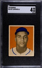 Roy Campanella 1949 Bowman Rookie Baseball Card #84. SGC 4. VG-EX *Centered* picture