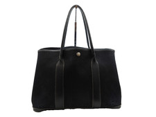 Auth LQ1 Hermes Garden Party PM Tote Bag Engraved □G Toile Officier from Japan picture