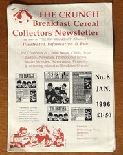 THE CRUNCH Breakfast Cereal Collectors Newsletter  “The Big Breakfast” 1996 Zine picture