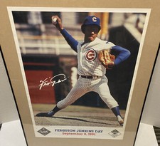Vintage Chicago Cubs Fergie Jenkins Promo Poster OldStyle Beer Bar Mancave Decor picture