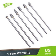 6pcs 10mm Rotary Aluminum Cut Burr 6mm 1/4