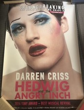 “HEDWIG AND THE ANGRY INCH” Darren Criss Subway One Sheet 46”x 30” picture