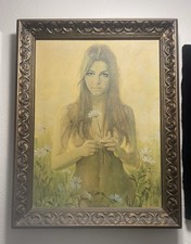 Frank Tauriello Flower Child Print On Canvas  picture