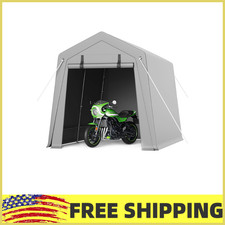 ⛳6x6/6x8/7x10/7x12/10x10FT Outdoor Portable Waterproof & UV-Resistant Garage NEW picture