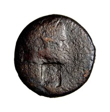 JUDAEA, Judaea Capta. Titus. AD 79-81. Æ (26mm, 11.78 g, 11h). Caesarea Maritima picture