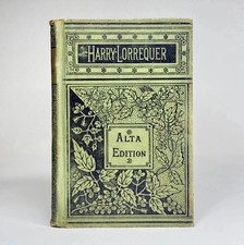 1880s Harry Lorrequer Charles Lever Illustrated Decorative Rare Antique Book picture