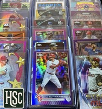 Baseball MLB - 200 Card Lot - Rookies, Parallels, Memorabilia, Autos, Numbered picture