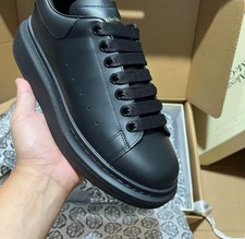 Alexander McQueen Black Oversized Sole Low Top Sneakers Men Shoes picture