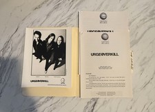 RARE URGEOVERKILL PRESS KIT WITH ORIGINAL PROMO PHOTOGRAPH GEFFEN RECORDS  picture