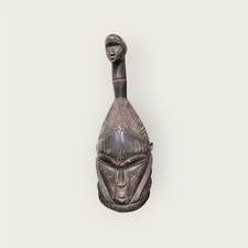 Rare Bundu/Sowei Helmet Mask from the Mende People of Sierra Leone and Liberia picture