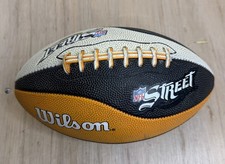 VTG WILSON NFL STREET PROMO FOOTBALL COLORWAY ORANGE BLACK WHITE EA SPORTS picture