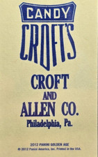 2012 Panini Golden Age CANDY CROFTS BLUE Back MINI SP You Pick Choose picture