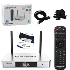 SuperBox Supreme Android 12 TV Box | 4GB RAM+128GB ROM | Bluetooth Voice Remote picture