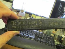 Vintage Toledo Cutlery Co. Straight Razor Box ONLY Toledo, Ohio - Germany picture