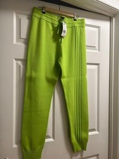 NWT Adidas Originals IVY PARK Pants Women's Size Large Neon Green picture