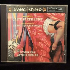 OFFENBACH Gaite Parisienne & ROSSINI-RESPIGHI Fiedler RCA Living Stereo CD 1993 picture