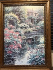 Beautiful Henry Peter Litchfield Arbor Print Canvas oil Painting picture