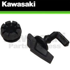 NEW 2020-2025 GENUINE OEM KAWASAK TERYX KRX1000 FRONT FENDER LATCH & GROMMET picture