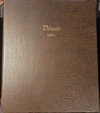 VERY RARE DANSCO 7120 DIMES 1892-2005 3-DIFFERENT DIME SET COIN ALBUM ALL-IN-ONE picture