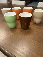Vintage 2008 Starbucks Double-Walled Ceramic Mugs (Set of 6) picture