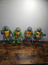 Playmates Toys Mirage Studios 1989 Teenage Mutant Ninja Turtles Set Of Four 13in picture