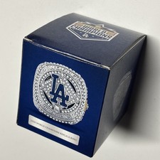 2020 World Champions Replica Ring Los Angeles Dodgers New In Box picture