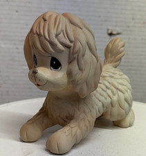 Precious Moments Figurine Little Dog My First Pet Animal Boy collectable smile picture