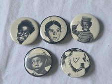 Little Rascals Our Gang Spanky Alfalfa Buckwheat Darla Pinback Buttons Lot of 5 picture