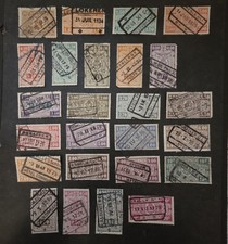 BELGIUM 1922-1928 Parcel Post Railway Stamp Lot Used T26152 picture