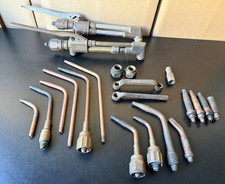 VTG Mixed Lot of Victor Welding & Uniweld Torch, Tips, & Misc picture