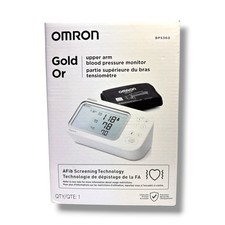*Omron Gold Or Upper Arm Blood Pressure Monitor (BP5360) NEW IN BOX picture
