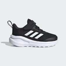 New Toddler adidas Fortarun EL I, Trainer, Black/White, Original, 100% Authentic picture