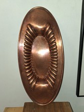 Copper Oval Serving Dish picture