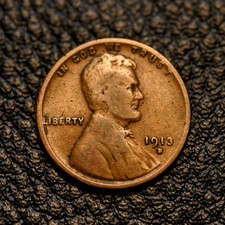 1913-D Lincoln Wheat Cent ~ VERY GOOD (VG) Condition ~ COMBINED SHIPPING picture