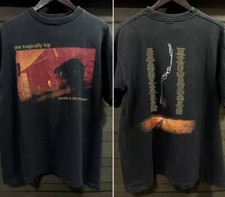 Remake 1996 The Tragically Hip Trouble at The Henhouse 2 Side Black T shirt picture