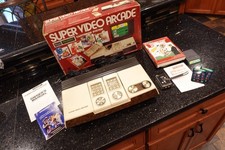 Vintage Mattel Intellivision SEARS SUPER ARCADE Electronic Video Game CONSOLE picture