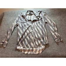 Vintage Frontier Series Western Shirt Men's Southwestern Aztec Geometric 90s picture