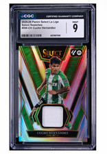 Panini 2025-26 Select La Liga Swatches Cucho Hernandez Betis SW-CH MEM CGC9 picture