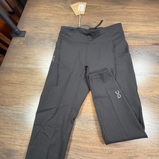 NWT On Running / On Cloud Womens Performance Tights 7/8 Black Athletic Small picture