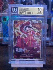 2024 One Piece Promos #P080 Monkey D. Luffy BCGF 24-25 Giveaway BGS 10 PRISTINE picture